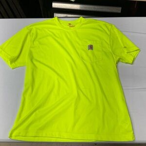 Carhartt Men's Neon Yellow T-Shirt